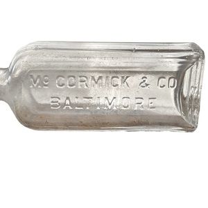 MC CORMICK & CO VINTAGE➕APOTHECARY BOTTLE